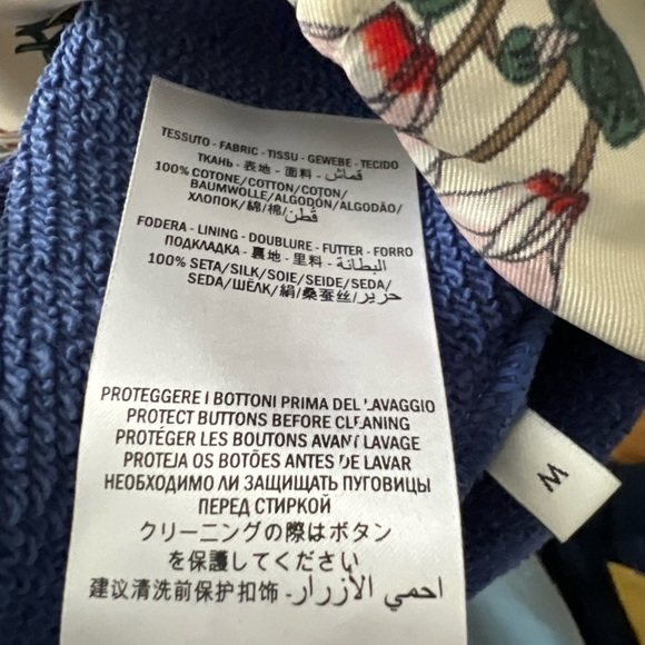 Gucci Cotton Cardigan Sweater with Gucci logo size M - Picture 7 of 10